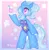 Size: 3400x3500 | Tagged: safe, artist:bunxl, derpibooru import, trixie, semi-anthro, unicorn, bipedal, clothes, female, fishnets, glass, heart eyes, image, leotard, looking at you, mare, png, solo, starry eyes, tray, waitress, wingding eyes