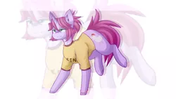 Size: 2560x1440 | Tagged: safe, artist:despotshy, derpibooru import, oc, oc:kissel, pony, unicorn, clothes, female, mare, solo, zoom layer