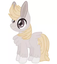 Size: 849x956 | Tagged: safe, artist:casanova-mew, derpibooru import, oc, oc:taffy, earth pony, pegasus, pony, colt, female, male, older, parent:cream puff, parent:pound cake, parents:poundpuff, poundpuff, simple background, solo, straight, two toned wings, wavy mouth, white background