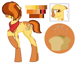 Size: 973x807 | Tagged: safe, artist:zafara1222, derpibooru import, oc, oc:biuckwheat, unofficial characters only, earth pony, pony, base used, male, offspring, parent:braeburn, parent:spitfire, parents:spitburn, reference sheet, simple background, solo, stallion, transparent background