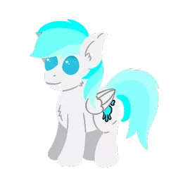 Size: 400x400 | Tagged: safe, artist:dash rocket, derpibooru import, oc, oc:frostyee, unofficial characters only, ice pony, pegasus, pony, cute, male, simple background, solo, stallion, transparent background