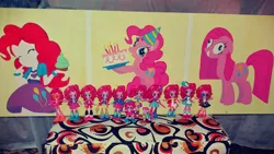 Size: 4000x2250 | Tagged: safe, derpibooru import, pinkie pie, equestria girls, collection, doll, equestria girls minis, irl, multeity, photo, pinkamena diane pie, too much pink energy is dangerous, toy