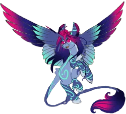Size: 1024x927 | Tagged: safe, artist:absolitedisaster08, derpibooru import, oc, oc:neon hue, alicorn, pony, colored wings, female, mare, simple background, solo, transparent background