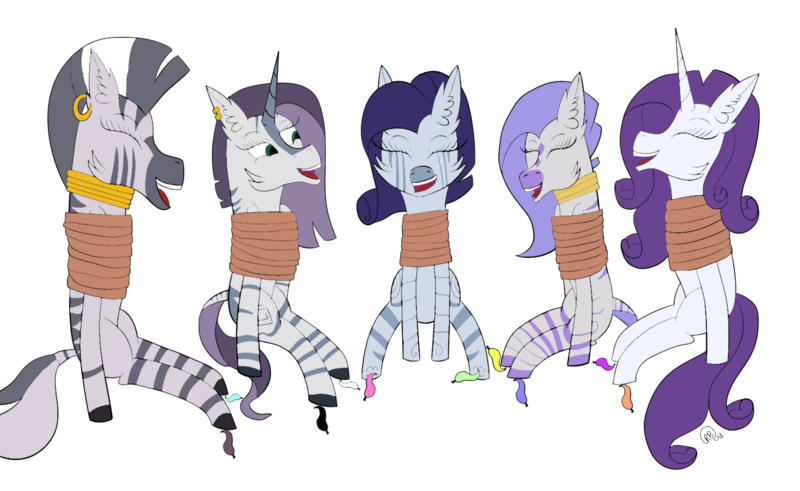 Size: 1490x914 | Tagged: suggestive, artist:derpyhooves567, artist:icey-wicey-1517, color edit, derpibooru import, edit, rarity, zecora, oc, oc:cyathea jade, oc:jasmine teff, oc:opal callicarpa, hybrid, pony, unicorn, zebra, zony, bondage, collaboration, colored, ear piercing, earring, erotic tickling, eyes closed, family, feather, female, fetish, hoof tickling, interspecies offspring, jewelry, magical lesbian spawn, mare, mother and daughter, offspring, open mouth, parent:rarity, parent:zecora, parents:raricora, piercing, raricora, rope, rope bondage, simple background, tickle fetish, tickle torture, tickling, tongue out, transparent background, under hoof