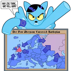 Size: 900x884 | Tagged: artist:curtsibling, blackletter, derpibooru import, dude not funny, europe, european union, european union drama, map, nazi, pony hitler, safe, shitposting, simple background, solo, swastika, transparent background, we are going to hell