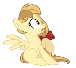Size: 3833x3451 | Tagged: safe, artist:estories, derpibooru import, oc, oc:alice goldenfeather, pegasus, pony, cute, female, high res, mare, ocbetes, simple background, sitting, solo, transparent background, vector