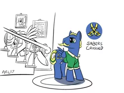 Size: 1024x765 | Tagged: safe, artist:lytlethelemur, derpibooru import, oc, oc:gimbal lock, oc:sabers crossed, unofficial characters only, pegasus, pony, guy fawkes, roleplaying is magic, stairs