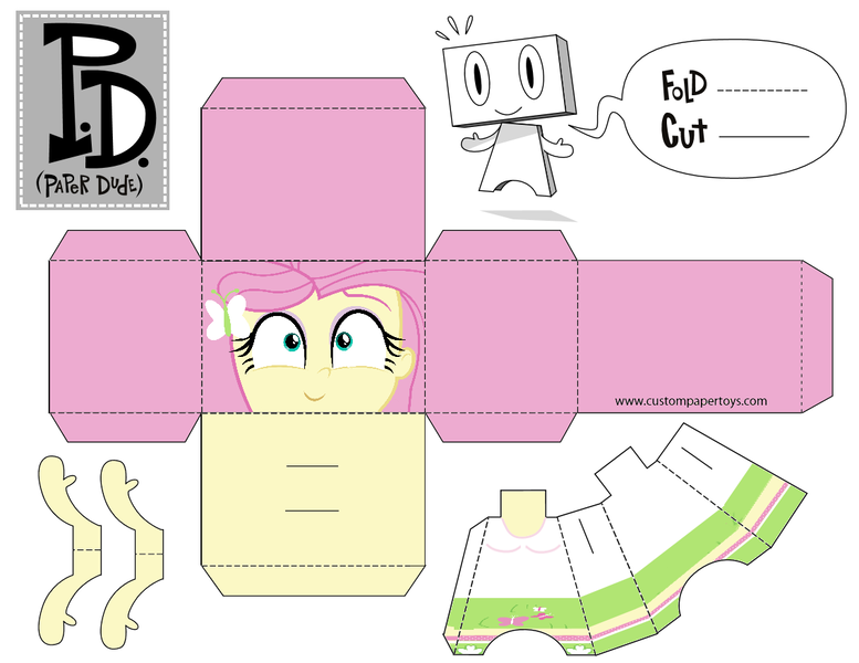 Size: 1135x877 | Tagged: safe, artist:grapefruitface1, derpibooru import, fluttershy, equestria girls, arts and crafts, craft, paper dude, papercraft, solo