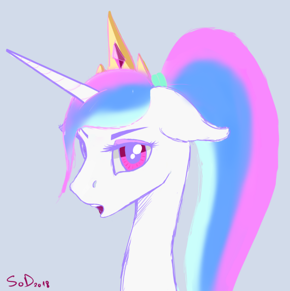 Size: 635x637 | Tagged: artist:snowofdestruction, derpibooru import, princess celestia, safe, solo