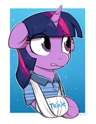 Size: 1910x2475 | Tagged: artist:moozua, cast, dear evan hansen, derpibooru import, safe, solo, twilight sparkle