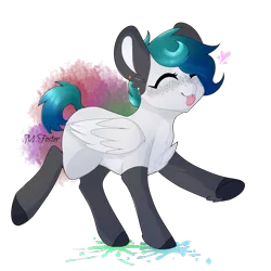Size: 1024x1024 | Tagged: safe, artist:kiara-kitten, derpibooru import, oc, oc:ash, unofficial characters only, pegasus, pony, female, happy, mare, simple background, solo, tongue out, transparent background