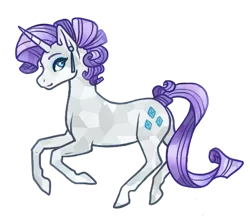 Size: 513x458 | Tagged: safe, artist:queerly, derpibooru import, rarity, crystal pony, pony, unicorn, crystal rarity, crystallized, cutie mark, ear piercing, earring, female, jewelry, mare, piercing, running, simple background, solo, transparent background