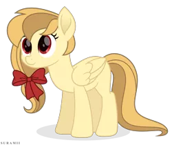 Size: 6471x5427 | Tagged: safe, artist:suramii, derpibooru import, oc, oc:alice goldenfeather, pegasus, pony, absurd resolution, cute, female, mare, movie accurate, ocbetes, simple background, smiling, solo, transparent background