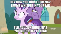 Size: 893x500 | Tagged: derpibooru import, edit, edited screencap, father and daughter, female, firelight, firelight glimmer, glimmercest, incest, male, screencap, shipping, song reference, starlight glimmer, straight, suggestive, the parent map, wait, wait (the whisper song), ying yang twins