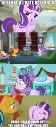 Size: 500x1125 | Tagged: safe, derpibooru import, edit, edited screencap, screencap, firelight, starlight glimmer, sunburst, pony, unicorn, the cutie map, the cutie re-mark, the parent map, colt, colt sunburst, comic, equal cutie mark, female, filly, filly starlight glimmer, image macro, male, mare, meme, screencap comic, stallion, younger