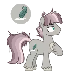 Size: 1024x1103 | Tagged: safe, artist:mintoria, derpibooru import, oc, oc:senji stone, earth pony, pony, cutie mark, male, offspring, parent:maud pie, parent:mud briar, parents:maudbriar, raised hoof, reference sheet, simple background, solo, stallion, transparent background, unshorn fetlocks