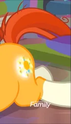 Size: 419x720 | Tagged: safe, derpibooru import, screencap, sunburst, pony, the parent map, booty call, cropped, cutie mark, discovery family logo, glowing cutie mark, male, solo, stallion