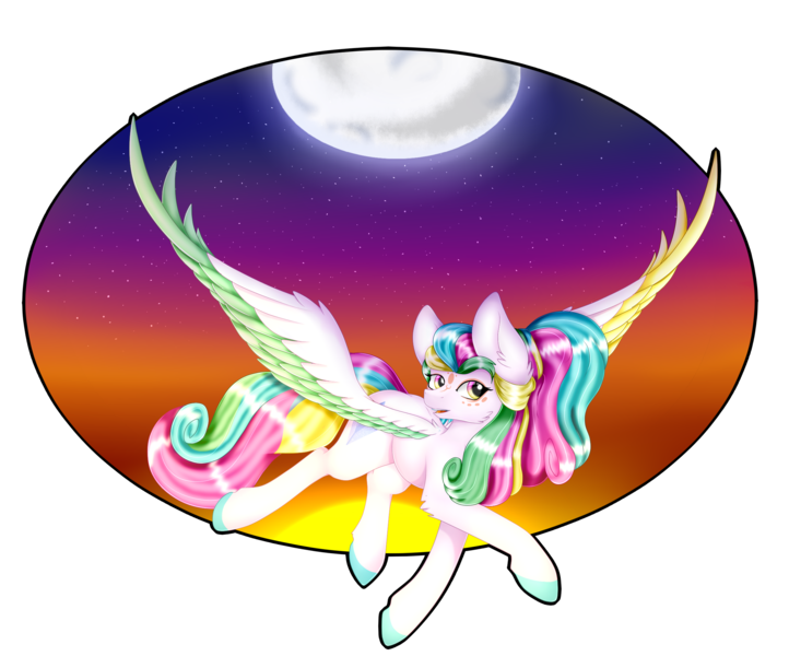 Size: 2313x1921 | Tagged: safe, artist:absolitedisaster08, derpibooru import, oc, oc:princess andromeda, unofficial characters only, pegasus, pony, colored wings, female, mare, multicolored wings, simple background, solo, transparent background, twilight (astronomy)