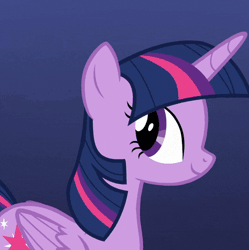 Size: 550x552 | Tagged: alicorn, animated, cropped, cute, derpibooru import, eyes closed, female, folded wings, happy, josh haber, looking back, loop, mare, safe, screencap, smiling, solo, the parent map, twiabetes, twilight sparkle, twilight sparkle (alicorn), walking