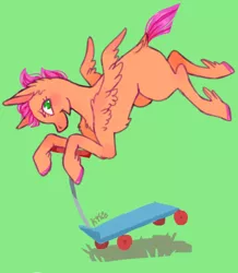 Size: 2500x2864 | Tagged: safe, artist:k9core, derpibooru import, scootaloo, pegasus, pony, female, mare, scooter, solo