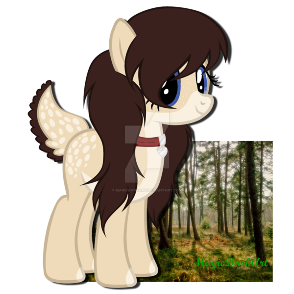 Size: 1024x1024 | Tagged: artist:magicdarkart, deer pony, derpibooru import, female, oc, original species, safe, simple background, solo, transparent background, watermark