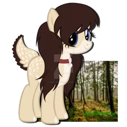 Size: 1024x1024 | Tagged: artist:magicdarkart, deer pony, derpibooru import, female, oc, original species, safe, simple background, solo, transparent background, watermark