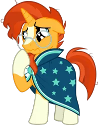 Size: 5126x6498 | Tagged: safe, artist:jhayarr23, derpibooru import, sunburst, pony, unicorn, the parent map, absurd resolution, cute, floppy ears, male, sad, sadburst, simple background, stallion, sunbetes, transparent background, vector, wavy mouth