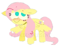 Size: 1055x819 | Tagged: safe, artist:pinkiespresent, derpibooru import, fluttershy, pegasus, pony, female, mare, simple background, solo, transparent background