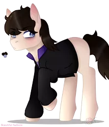 Size: 4485x5240 | Tagged: safe, artist:moonlightdisney5, derpibooru import, ponified, earth pony, pony, absurd resolution, clothes, male, raised hoof, simple background, solo, stallion, thomas sanders, transparent background