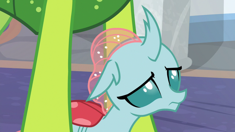 Size: 1280x720 | Tagged: changedling, changeling, cute, derpibooru import, diaocelles, female, floppy ears, frown, king thorax, lidded eyes, looking up, male, nymph, ocellus, sad, sadorable, safe, scared, school daze, school of friendship, screencap, shy, size difference, solo focus, thorax