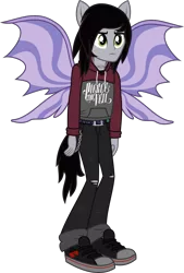Size: 1887x2798 | Tagged: safe, artist:lightningbolt, derpibooru import, ponified:kellin quinn, human, equestria girls, .svg available, belt, chains, clothes, confused, disguise, disguised siren, emo, equestria girls-ified, fin wings, hair over one eye, hoodie, humanized, indifferent, jeans, jewelry, male, necklace, pants, pierce the veil, ponied up, pony ears, ripped jeans, seatbelt belt, shirt, shoes, simple background, sleeping with sirens, sneakers, solo, svg, tailed humanization, transparent background, undershirt, vector, wings