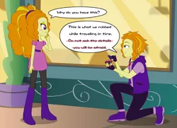 Size: 1024x743 | Tagged: safe, artist:jessiexie, derpibooru import, adagio dazzle, equestria girls, adagimoroso, allegro amoroso, equestria guys, female, male, r63 paradox, rule 63, self paradox, selfcest, shipping, straight