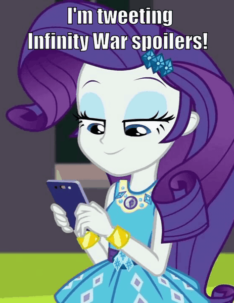 Size: 555x720 | Tagged: safe, derpibooru import, edit, edited screencap, screencap, rarity, equestria girls, equestria girls series, text support, text support: rarity, animated, avengers, avengers: infinity war, cropped, geode of shielding, gif, infinity war, magical geodes, marvel cinematic universe, meme, mobile phone, nodding, phone, pure unfiltered evil, shitposting, smartphone, solo