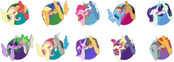 Size: 1024x365 | Tagged: safe, artist:leanne264, derpibooru import, applejack, big macintosh, caramel, discord, flash sentry, fluttershy, marble pie, moondancer, pinkie pie, pokey pierce, quibble pants, rainbow dash, spike, star tracker, starlight glimmer, sunburst, twilight sparkle, twilight sparkle (alicorn), alicorn, earth pony, pegasus, pony, unicorn, blush sticker, blushing, crack shipping, discoshy, female, flashjack, floating wings, fluttermac, fluttershy gets all the stallions, male, moontracker, pokeypie, quibbledash, rarararara, shipping, simple background, straight, transparent background, twispike