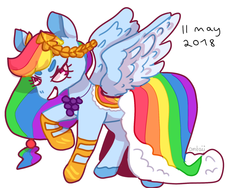 Size: 1655x1366 | Tagged: artist:omtaii, clothes, derpibooru import, dress, gala dress, rainbow dash, safe, simple background, solo, the best night ever, transparent background