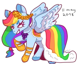 Size: 1655x1366 | Tagged: artist:omtaii, clothes, derpibooru import, dress, gala dress, rainbow dash, safe, simple background, solo, the best night ever, transparent background