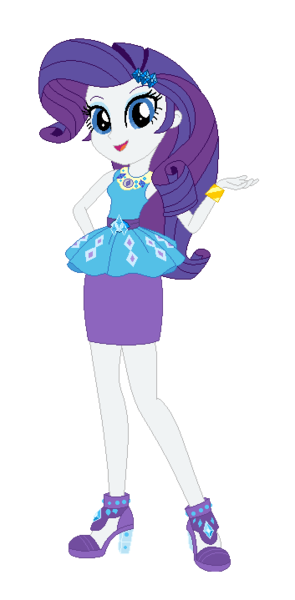 Size: 353x719 | Tagged: safe, artist:amethystmajesty25, derpibooru import, rarity, equestria girls, equestria girls series, bracelet, clothes, cute, dress, hand on butt, high heels, jewelry, looking at you, open mouth, raribetes, shoes, simple background, solo, transparent background