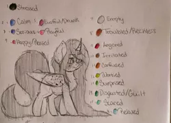 Size: 2304x1652 | Tagged: alicorn, alicorn oc, artist:lillucy6, dead inside, derpibooru import, emotions, freckles, long mane, long tail, oc, oc:lucy, safe, traditional art, unofficial characters only