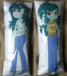 Size: 1409x1613 | Tagged: suggestive, artist:grapefruitface1, derpibooru import, wallflower blush, equestria girls, equestria girls series, forgotten friendship, barefoot, blushing, breasts, clothes, feet, female, irl, looking at you, paper dakimakura, paper pillow, paper plush, photo, self paradox, solo, solo female, template, underwear