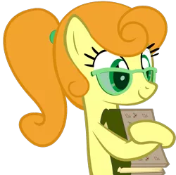 Size: 1019x1015 | Tagged: safe, artist:kody02, derpibooru import, carrot top, golden harvest, earth pony, pony, book, female, glasses, huckleberry finn, nerd, nerd pony, simple background, transparent background, vector