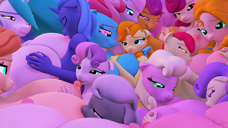 Size: 3840x2160 | Tagged: questionable, artist:indigosfmworks, derpibooru import, apple bloom, cookie crumbles, cream puff, cup cake, millie, nurse redheart, pear butter, posey shy, princess celestia, princess luna, pumpkin cake, scootaloo, silver spoon, sweetie belle, twilight velvet, oc, oc:cream heart, alicorn, anthro, earth pony, pegasus, unicorn, art pack:an artpack called moms, 3d, applecest, art pack, bedroom eyes, big breasts, boob smothering, bow, braid, breast grab, breast milk, breastfeeding, breasts, busty cream heart, busty cup cake, busty nurse redheart, busty pear butter, busty posey shy, busty princess celestia, cutie mark crusaders, female, females only, floppy ears, grope, hair bow, huge breasts, incest, infidelity, lactation, lesbian, licking, mare, milf, mother and daughter, nipple licking, nipple stimulation, nipples, nudity, older, older apple bloom, older pumpkin cake, older scootaloo, older silver spoon, older sweetie belle, open mouth, pearbloom, princest, s1 luna, shipping, smiling, smothering, source filmmaker, sucklestia, suckling, tongue out, wallpaper, wallpaper for the fearless