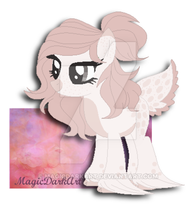 Size: 400x421 | Tagged: artist:magicdarkart, deer pony, derpibooru import, female, oc, original species, safe, simple background, solo, transparent background, unofficial characters only, unshorn fetlocks, watermark