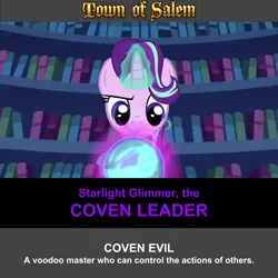 Size: 1920x1920 | Tagged: safe, artist:twilightsporckle, derpibooru import, edit, edited screencap, screencap, starlight glimmer, pony, town of salem