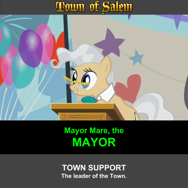 Size: 1920x1920 | Tagged: safe, artist:twilightsporckle, derpibooru import, mayor mare, pony, town of salem