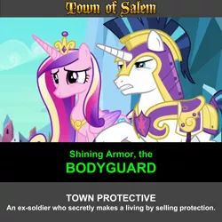 Size: 1920x1920 | Tagged: safe, artist:twilightsporckle, derpibooru import, shining armor, pony, town of salem