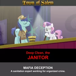 Size: 1920x1920 | Tagged: safe, artist:twilightsporckle, derpibooru import, deep clean, pony, town of salem