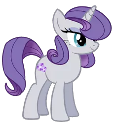 Size: 1010x1076 | Tagged: safe, artist:unicorn-mutual, derpibooru import, oc, pony, unicorn, female, magical lesbian spawn, mare, offspring, parent:maud pie, parent:rarity, parents:rarimaud, simple background, solo, transparent background