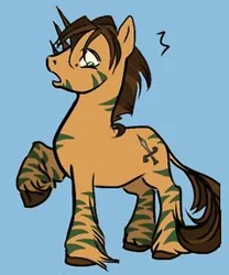 Size: 238x286 | Tagged: artist needed, source needed, safe, derpibooru import, edit, ponified, earth pony, pony, caleb, cutie mark, male, simple background, solo, stallion, sword, w.i.t.c.h., weapon