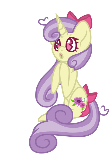 Size: 1200x1657 | Tagged: safe, artist:chococakebabe, derpibooru import, oc, oc:meadow blossom, pony, unicorn, bow, female, hair bow, mare, simple background, solo, tail, transparent background