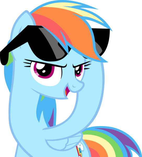 Size: 4371x4820 | Tagged: safe, artist:ironm17, derpibooru import, rainbow dash, pegasus, pony, fame and misfortune, absurd resolution, flawless, looking at you, open mouth, simple background, singing, solo, sunglasses, transparent background, vector